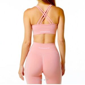 Alphalete Amplify Short and Revival Bra Set -  Bloom